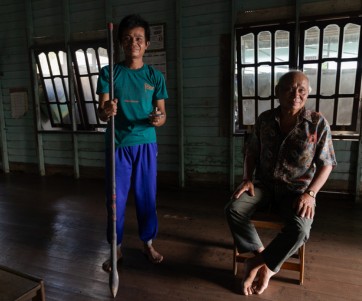 dayak people in central kalimantan